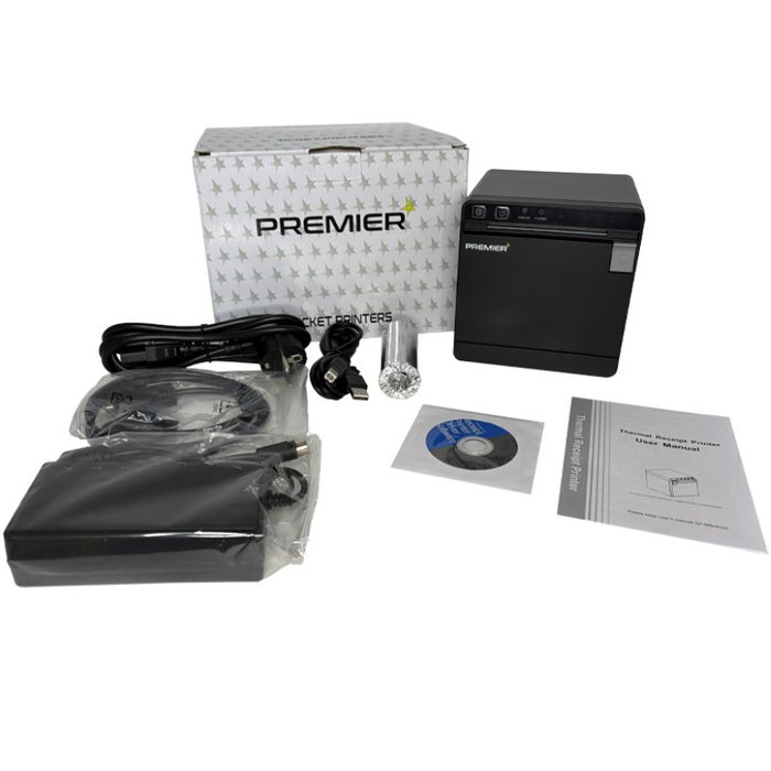 Premier ITP-Front II Impresora Térmica de Tickets 80mm USB-Ethernet-Wi-Fi Negra